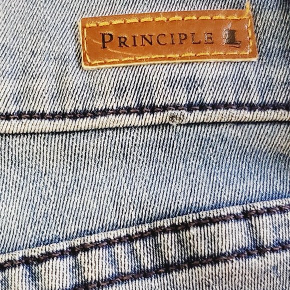 Principle Denim Innovators Dreamer Indigo Mid-Rise Skinny Jeans, Sz 25 - Picture 9 of 11